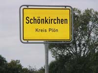 Schönkirchen Village Sign
